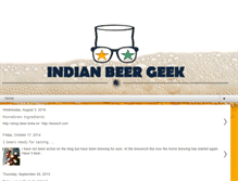 Tablet Screenshot of indianbeergeek.com